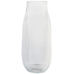 Evie-Ribbed-Vase-in-Clear-1-Clear