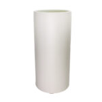 Verona Small Cylinder Vase - 10.5cmD x 20cmH / Satin Matte White -1