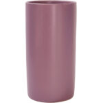 007-154LAV Ceramic Cylinder Vase in Matte Lavender