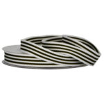 grosgrain-woven-stripe-ribbon-Black -white-5