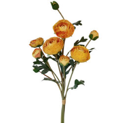 Artificial Ranunculus Bundle - 50cmL / Yellow