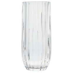 Magnifique-Heavy-Ribbed-Cylinder-Glass-Vase-1